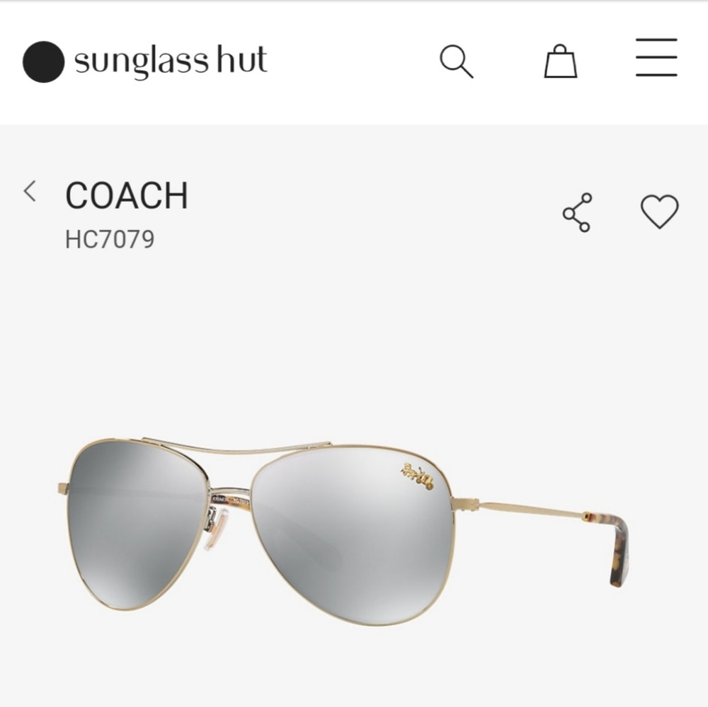 Authentic coach sunglasses - Picture 3 of 3